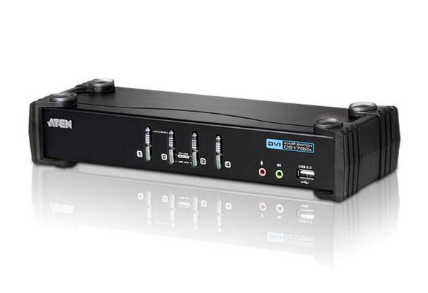 Aten CS1764A-AT-E 4 port DVI / USB KVMP Switch CS1764A-AT-E