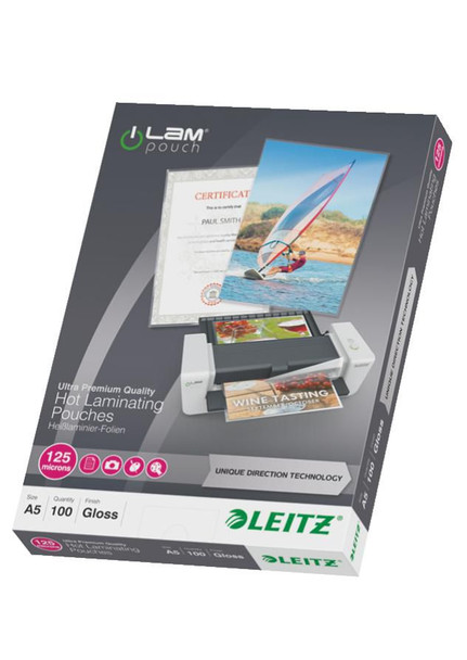Leitz 74930000 Lamination pouch A5 UDT 125mic 74930000