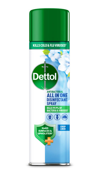 Dettol Disinfectant Aerosol Spray Linen 300Ml - 3273657 37558