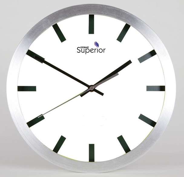 Seco Quartz Aluminium Wall Clock 300Mm Diameter - A1209K A1209K