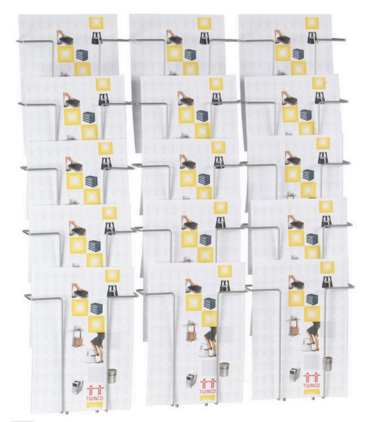 Twinco A4 15 Compartment Wall Literature Display - TW51208 - TW51208