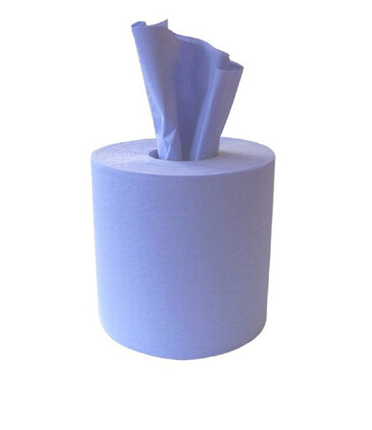 Centrefeed Roll 2 Ply 100% Recycled 170Mm Width 150 Metres Long 375 Sheets Blue BCF18152-49