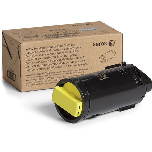 Xerox Yellow Standard Capacity Toner Cartridge 2.4K Pages for Vlc500/ Vlc505 - 1 106R03861