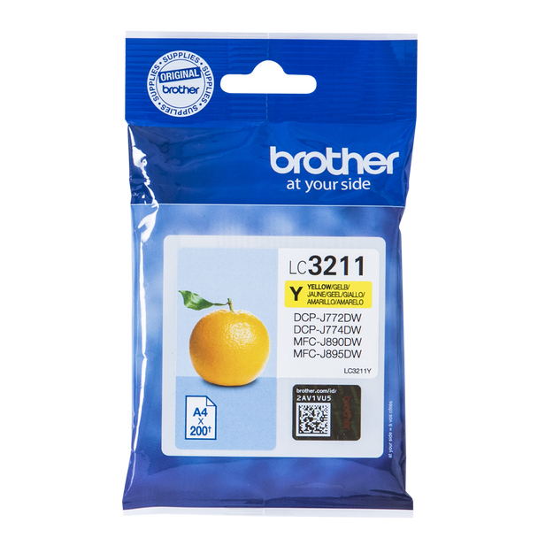 Brother Yellow Ink Cartridge 12Ml - LC3211Y LC3211Y