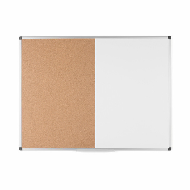 Bi-Office Maya Combination Board Cork/Magnetic Whiteboard Aluminium Frame 1800X1 XA2703170