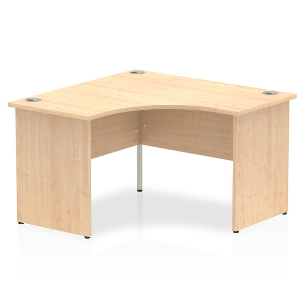 Dynamic Impulse 1200Mm Corner Desk Maple Top Panel End Leg MI000450 MI000450