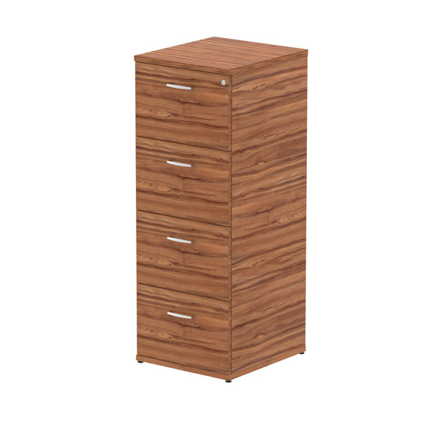 Dynamic Impulse 4 Drawer Filing Cabinet Walnut I000134 I000134