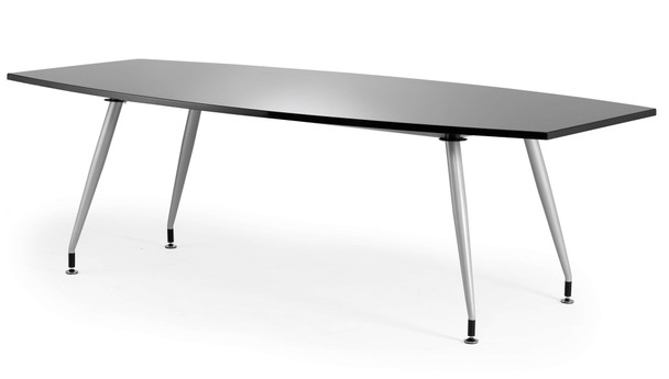 Dynamic High Gloss 2400Mm Writable Boardroom Table Black Top I003058 I003058