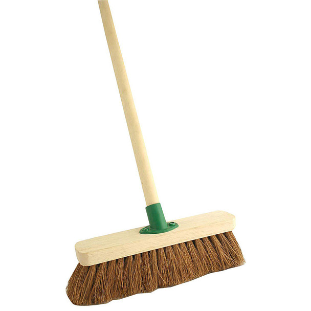 Valuex 12 " 30Cm Coco Complete Broom With 4 Foot Wooden Handle 0906236S 0906236S