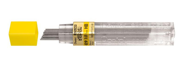 Pentel Pencil Lead Refill Hb 0.9Mm Lead 12 Leads Per Tube Pack 12 50-HB9 50-HB9
