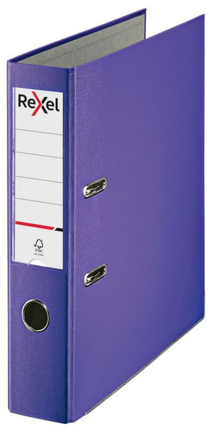Rexel Lever Arch File Polypropylene Eco A4 75Mm Purple 2115716 2115716