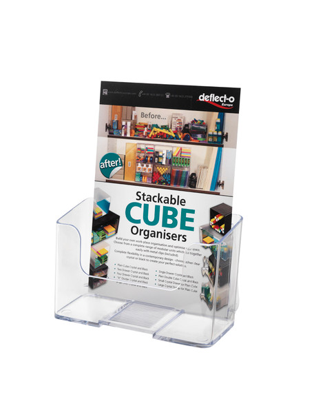 Deflecto Literature Holder A5 Portrait Clear 74901