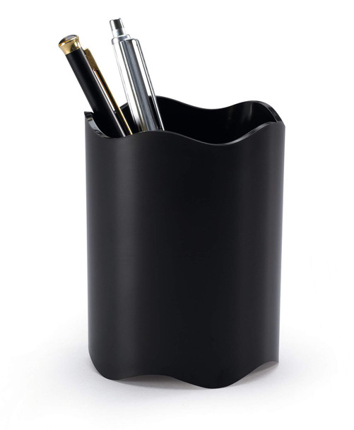Durable Vivid Pen Pot Plastic Black 1701235060