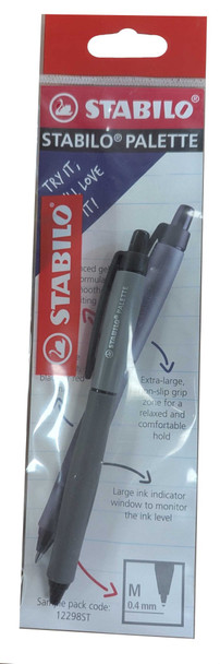 Stabilo ette Gel Rollerball 0.4Mm Line Black Pack 10 268/46-01 268/46-01