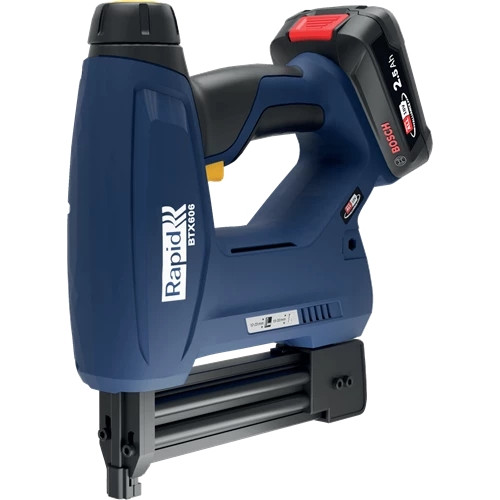 Rapid BTX606 Battery-powered staple gun for narrow crown staples 18V P4A Case 50 5001503