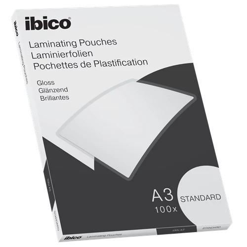 Ibico Basics Standard A3 Laminating Pouches 627313 627313