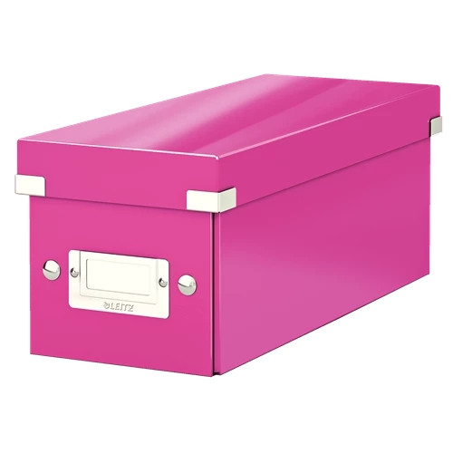 Leitz Click & Store WOW CD Storage Box Pink 60410023 60410023