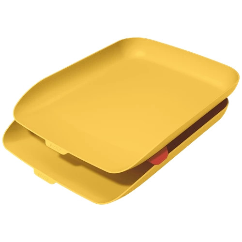 Leitz Cosy Letter Tray Set of 2 Warm Yellow 53581019 53581019