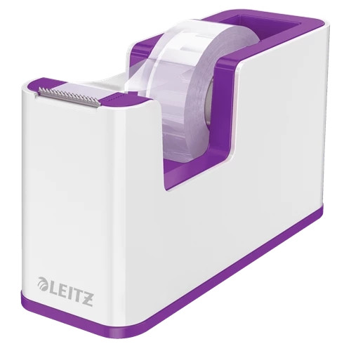 Leitz WOW Tape Dispenser White/Purple 53641062 53641062
