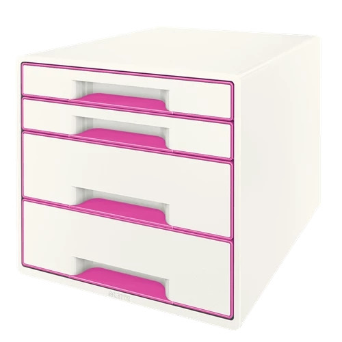 Leitz WOW CUBE Drawer Cabinet Pink 52132023 52132023