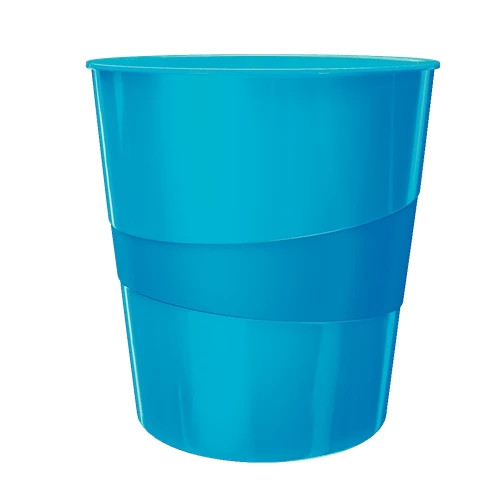 Leitz WOW Waste Bin Blue 52781036 52781036