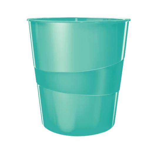 Leitz WOW Waste Bin Ice Blue 52781051 52781051