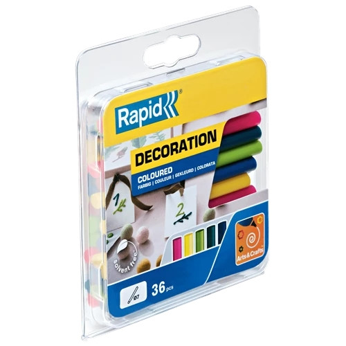 Rapid 7 mm Glue Sticks Coloured 5001426 5001426