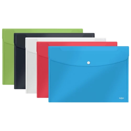Rexel Choices A4/ FC PP Popper Wallet 2115672 2115672