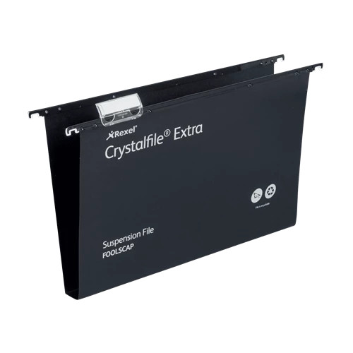 Rexel Crystalfile Extra Foolscap Suspension File 3000081 3000081