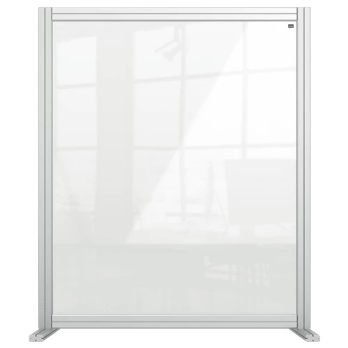 Nobo Premium Plus Clear Acrylic Protective Desk Divider Screen Modular System 80 1915492