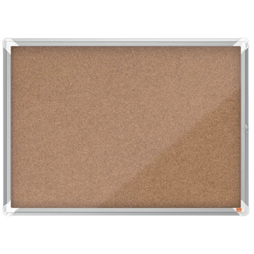 Nobo Premium Plus Cork Lockable Notice Board 8xA4 1915326 1915326