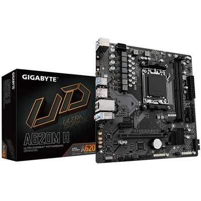 Gigabyte A620M H Ultra Durable Amd Am5 Socket Motherboard Micro-Atx 2X Ddr5 Slot A620M H