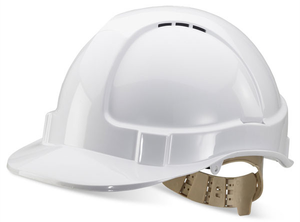 Beeswift Comfort Vented Safety Helmet White BBVSHW