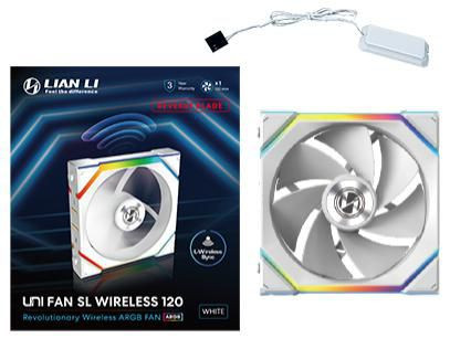 Lian Li 12RSL1W1W Uni Fan Sl Wireless 120 12RSL1W1W
