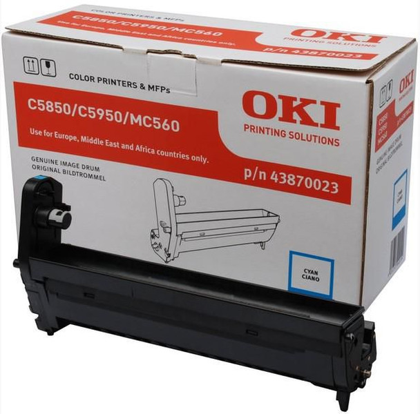 OKI OKI43870023 Cyan Image Drum for OKI43870023