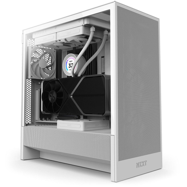 NZXT CC-H52FW-01 H5 Flow Midi Tower White CC-H52FW-01