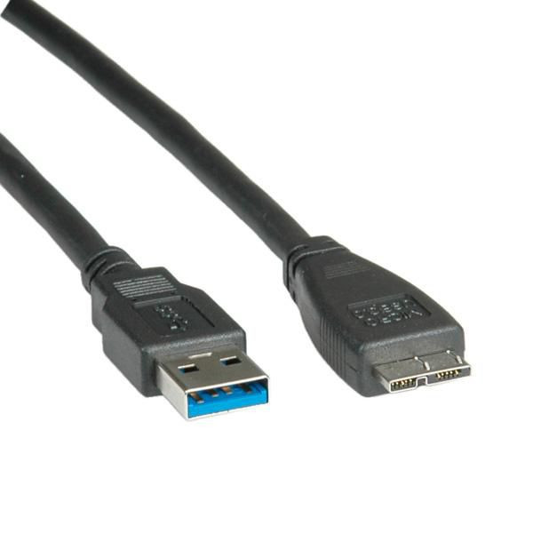 Roline 11.02.8872 USB3.2 Gen1 Cable. A - Micro 11.02.8872