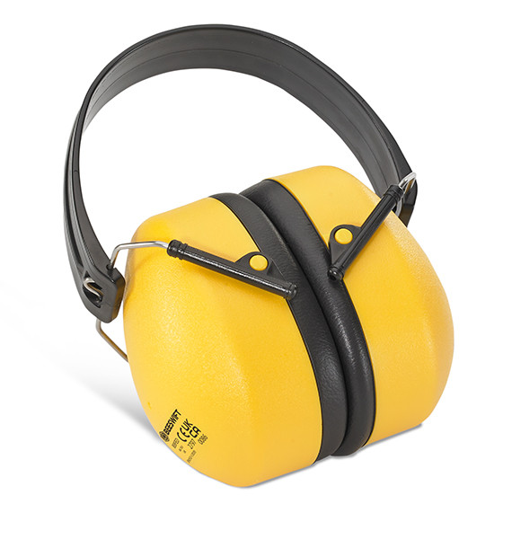 Beeswift Folding Ear Defenders Yellow BBFED