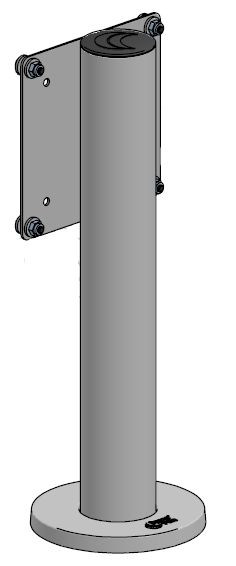 Ergonomic Solutions W125698345 VESA 75/100 Fixed Height SAFESCREEN04