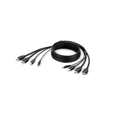 Belkin F1DN2CCBL-HH6T Kvm Cable Black 1.8 M F1DN2CCBL-HH6T