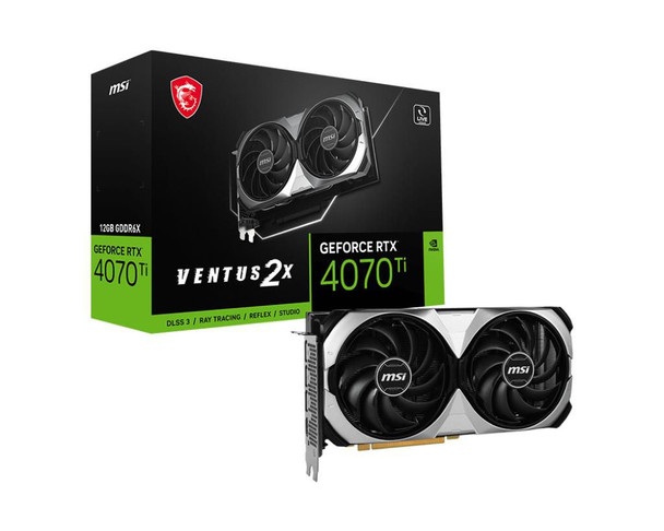MSI RTX 4070 TI VENTUS 2X 12G Ventus Geforce Rtx 4070 Ti 2X RTX 4070 TI VENTUS 2X 12G