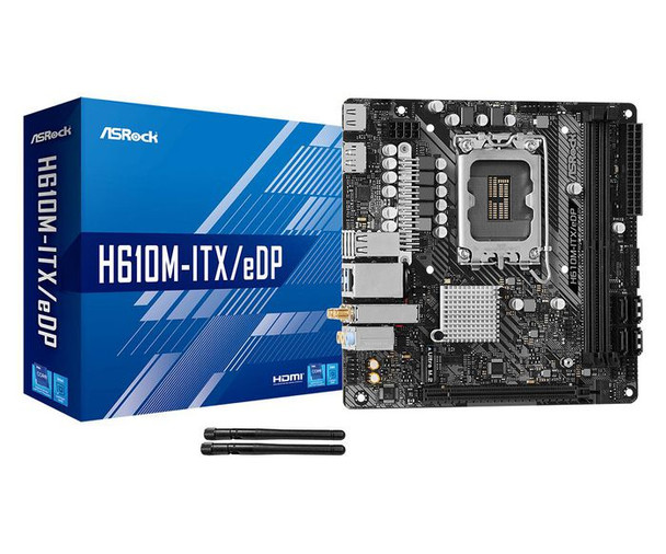 Asrock H610M-ITX/EDP Motherboard Intel H610 Lga H610M-ITX/EDP