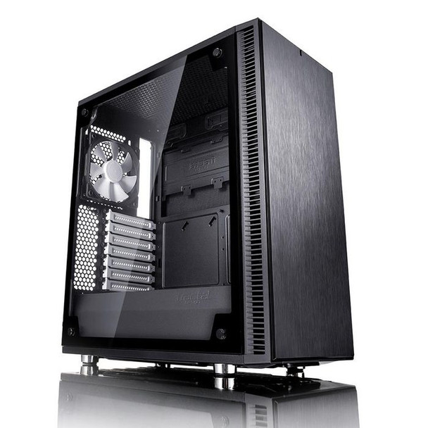 Fractal Design FD-CA-DEF-C-BK-TG Define C Tg Midi Tower Black FD-CA-DEF-C-BK-TG