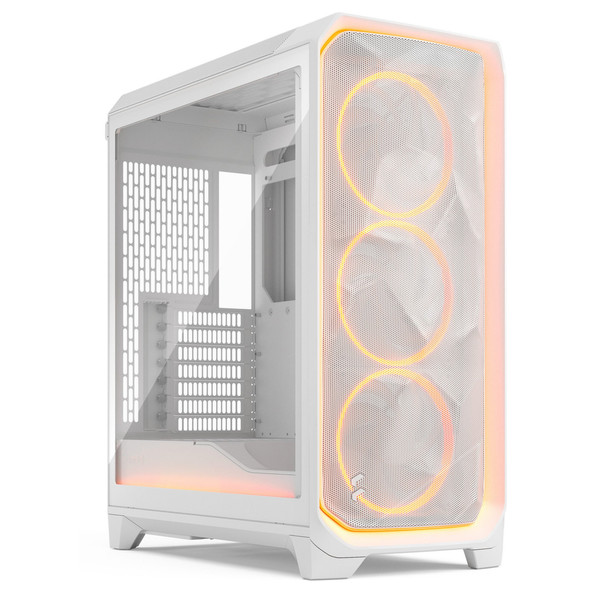 Fractal Design Meshify 3 Ambience Pro RGB White TG Clear Tint PC White ATX EATX FD-C-MES3A-05