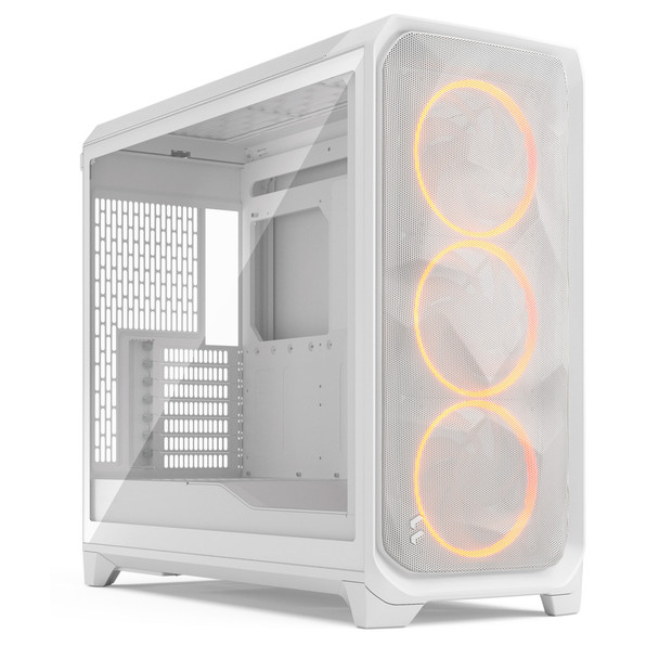 Fractal Design Meshify 3 XL White RGB TG Clear Tint PC White ATX EATX ITX micro FD-C-MES3X-06