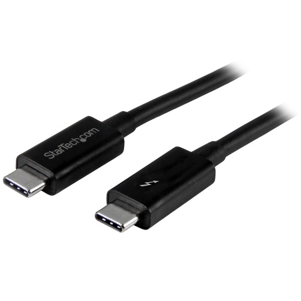 StarTech.com 1M Thunderbolt 3 USB C Cable 20gbps Thunderbolt USB DisplayPort com TBLT3MM1M