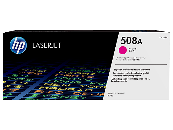 Hp 508A Magenta Standard Capacity Toner 5K Pages for Hp Color Laserjet Enterpris CF363A