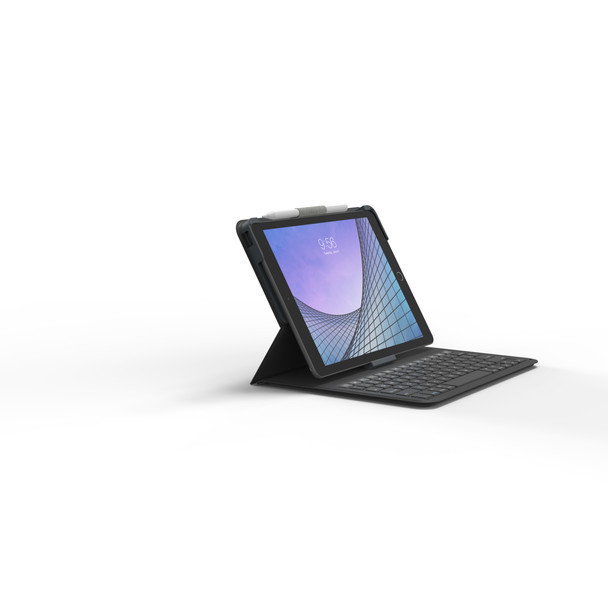 Zagg Keyboard Messenger Folio 2-Apple-iPad 10.2/10.5-Charcoal- 103007169