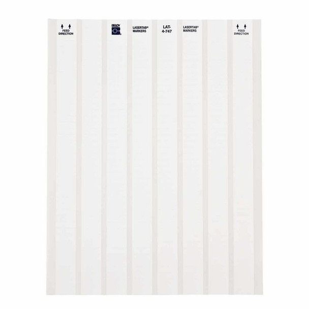 Brady LAT-4-747-10 LaserTab Laser Printable LAT-4-747-10