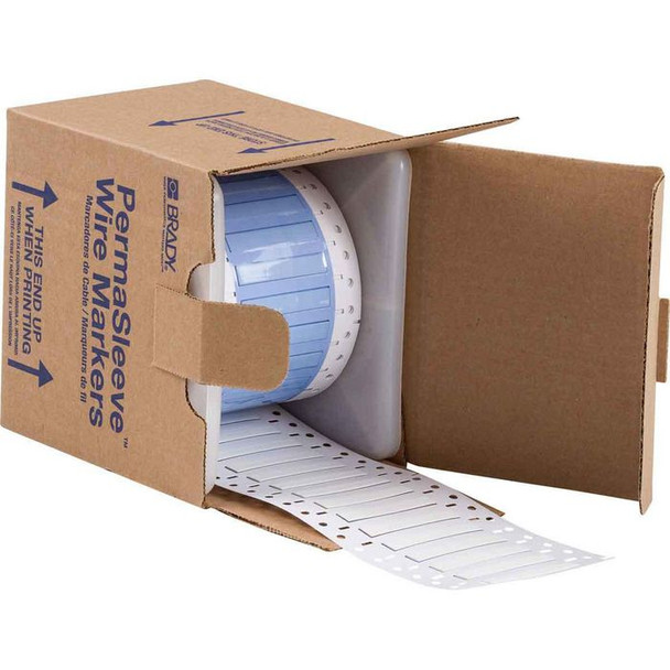 Brady PS-187-2-WT-S PermaSleeve Wire Marking PS-187-2-WT-S